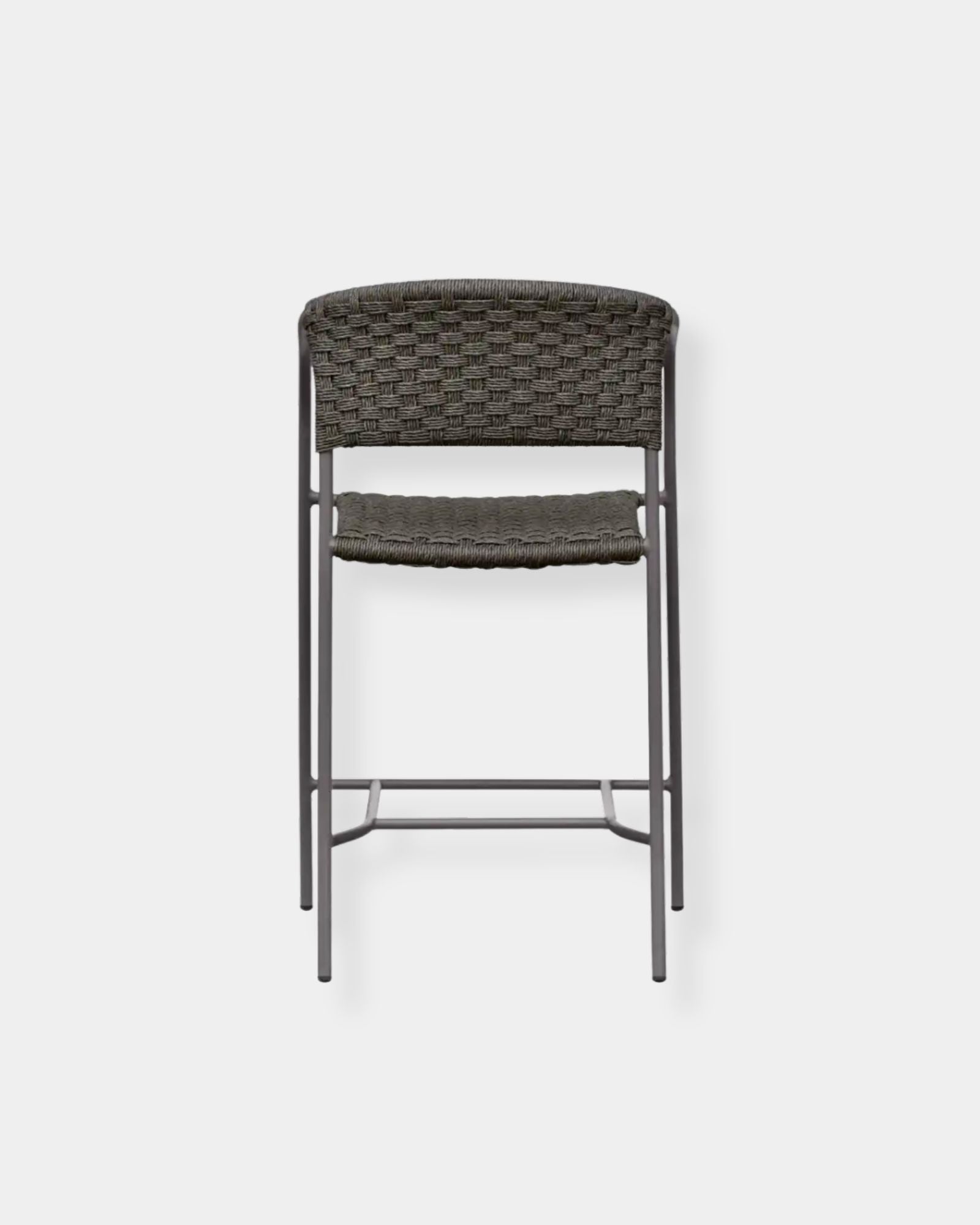 ZOLA OUTDOOR SET OF 2 COUNTER STOOL - BROWN