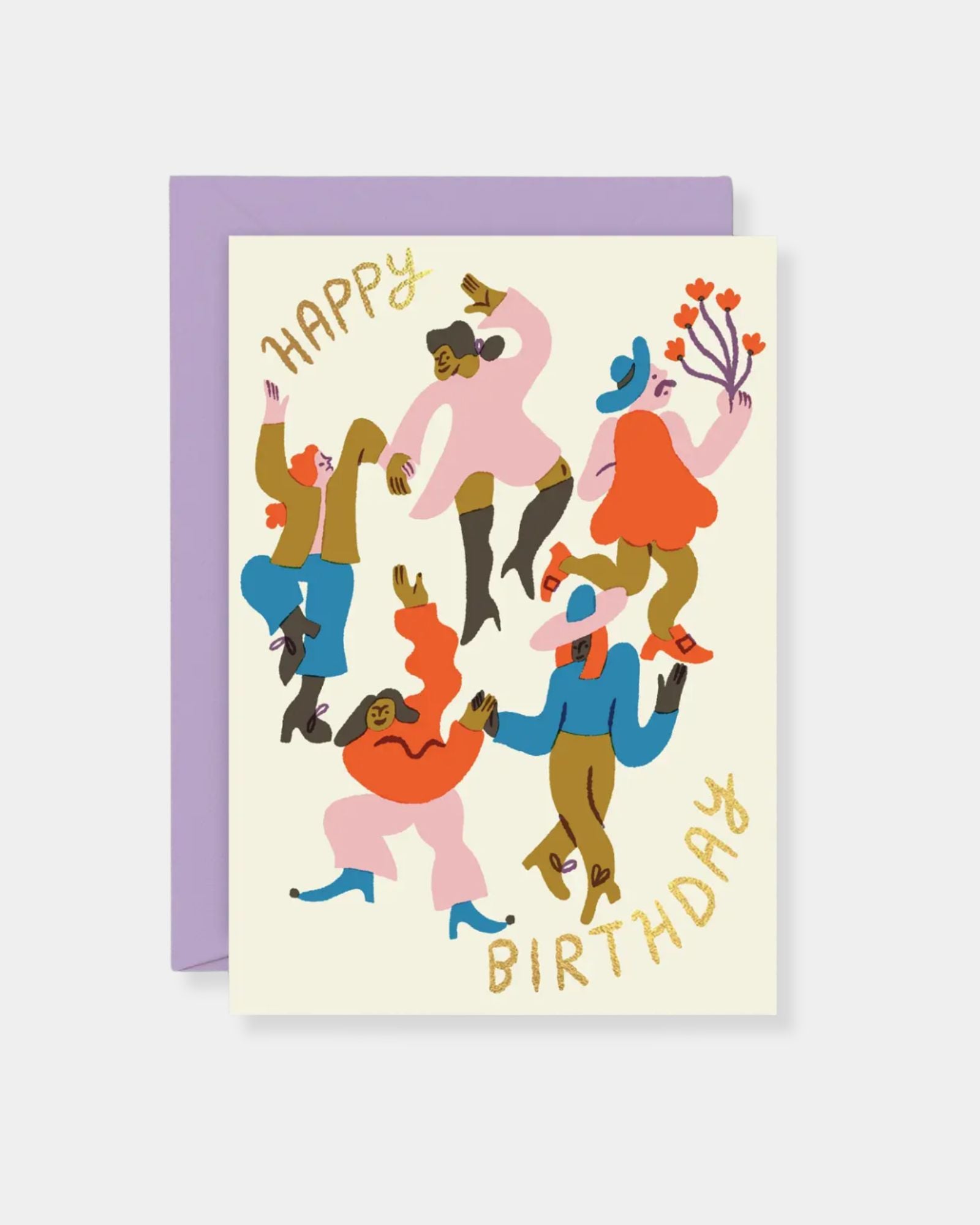 HAPPY BIRTHDAY DANCERS - CARD