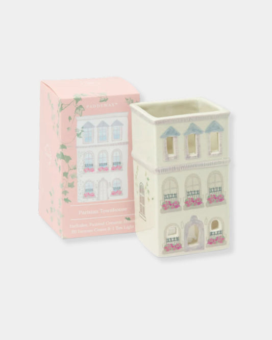 PARISIAN TOWNHOUSE - CERAMIC INCENSE & TEA LIGHT HOLDER