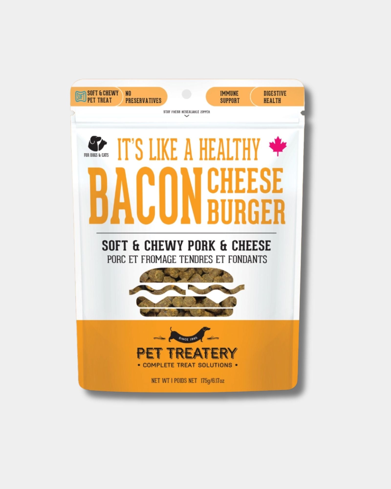 CHEESEBURGER CAT & DOG TREATS 175g