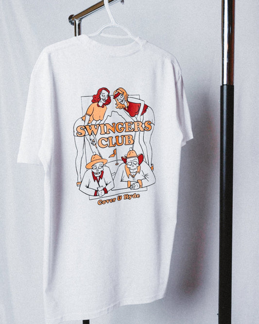 WHITE SWINGERS CLUB - TSHIRT