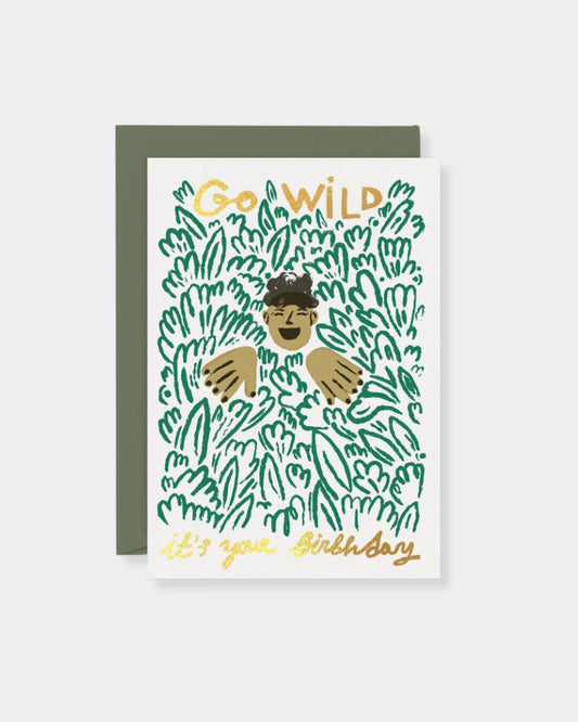 GO WILD BIRTHDAY - CARD