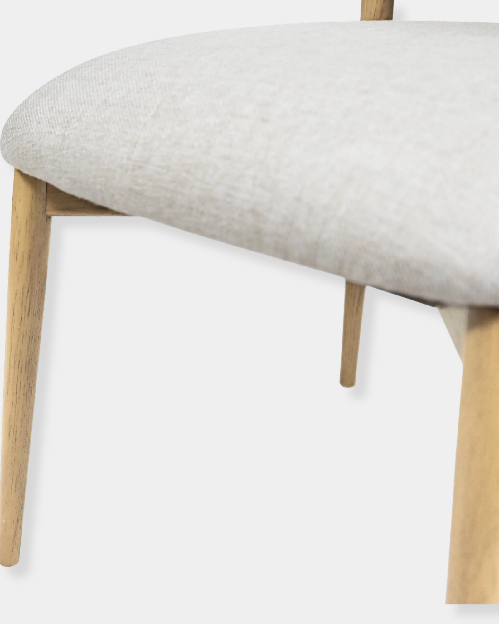 MILO CHAIR VANILLA TWEED - SET OF 2