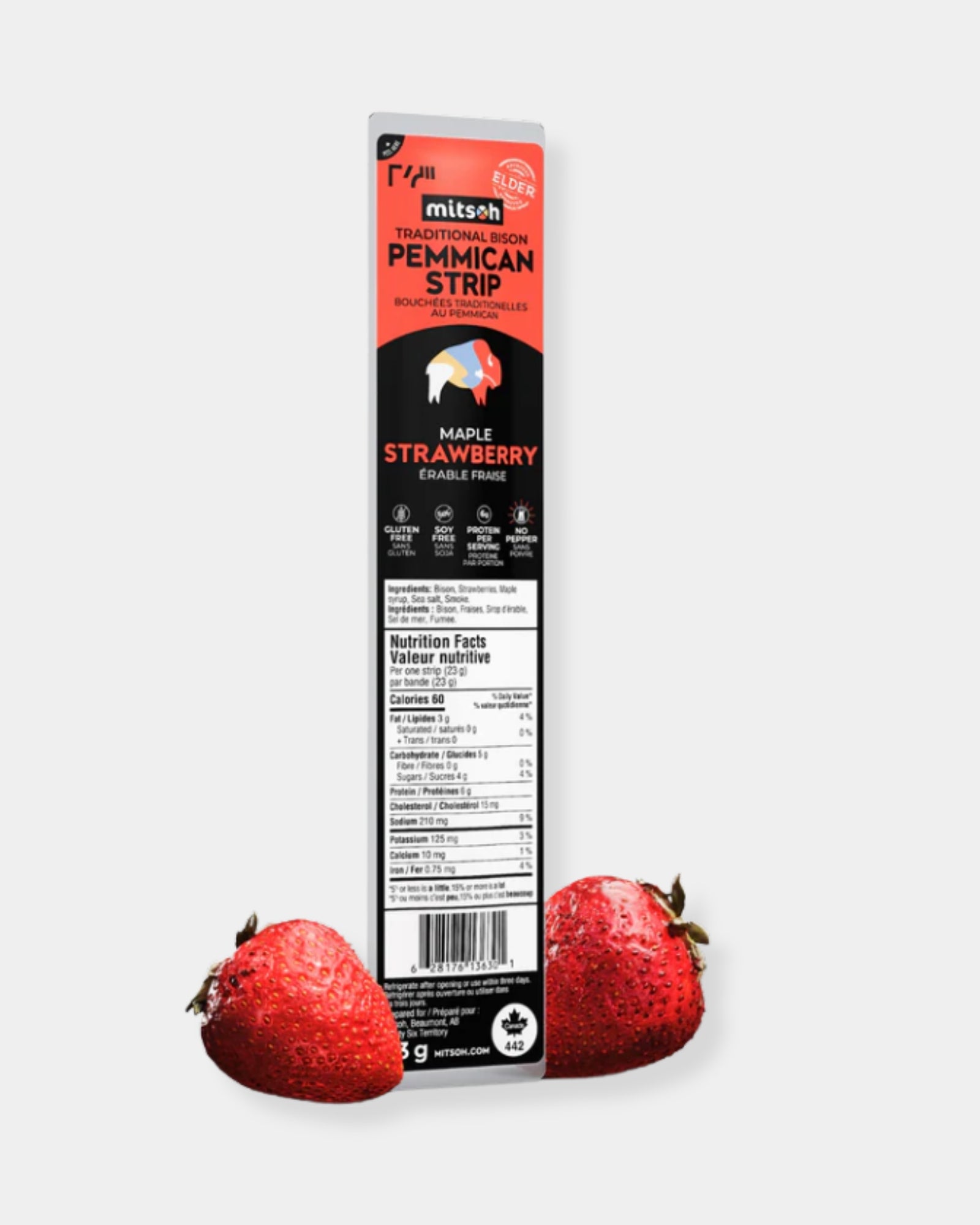 BISON ORIGINAL PEMMICAN - MAPLE STRAWBERRY