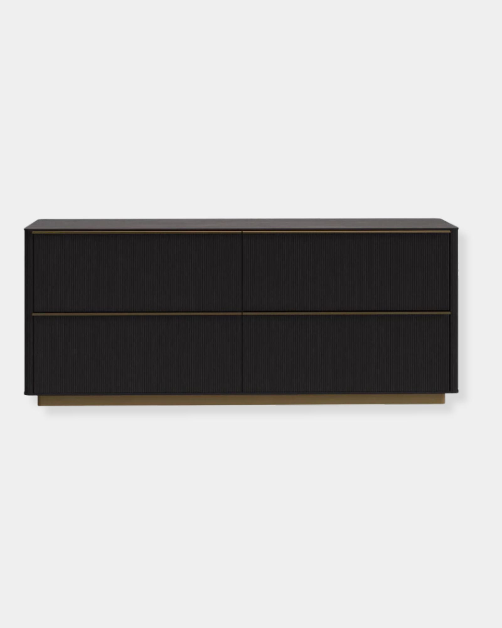 KALLA 4-DRAWER DRESSER - CHARCOAL