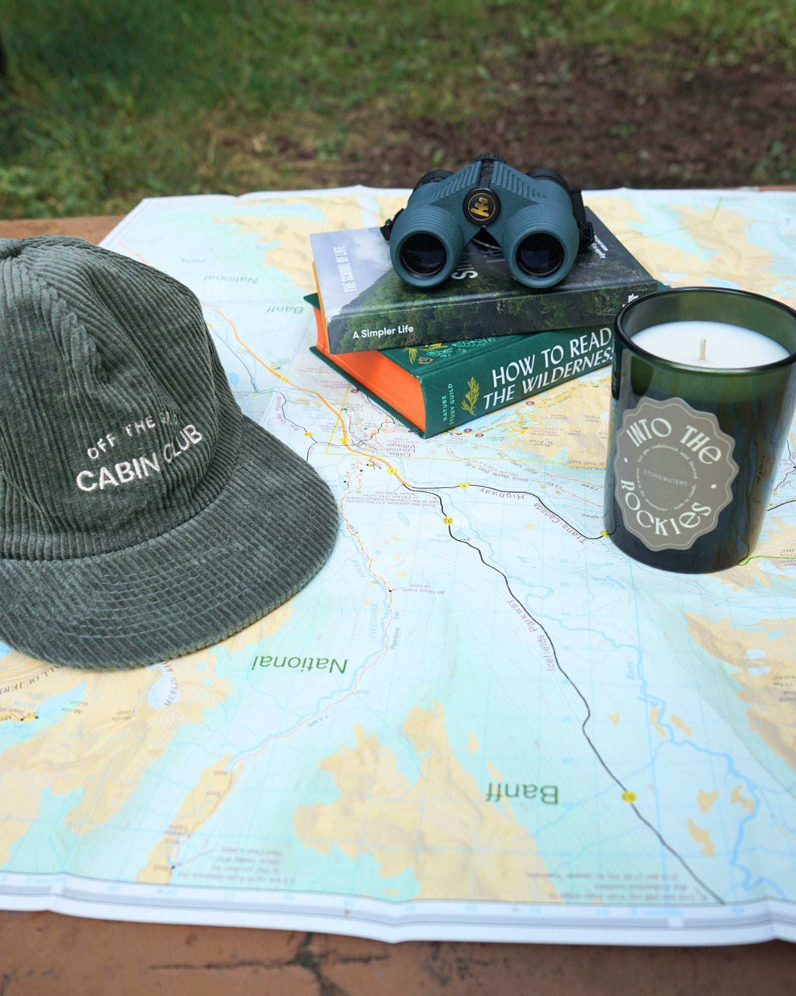 CABIN CLUB CORDUROY HAT - CACTUS