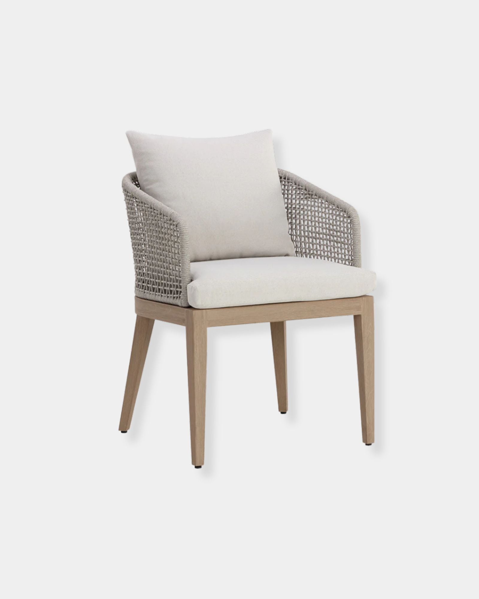CAPRI DINING ARMCHAIR - DRIFT BROWN