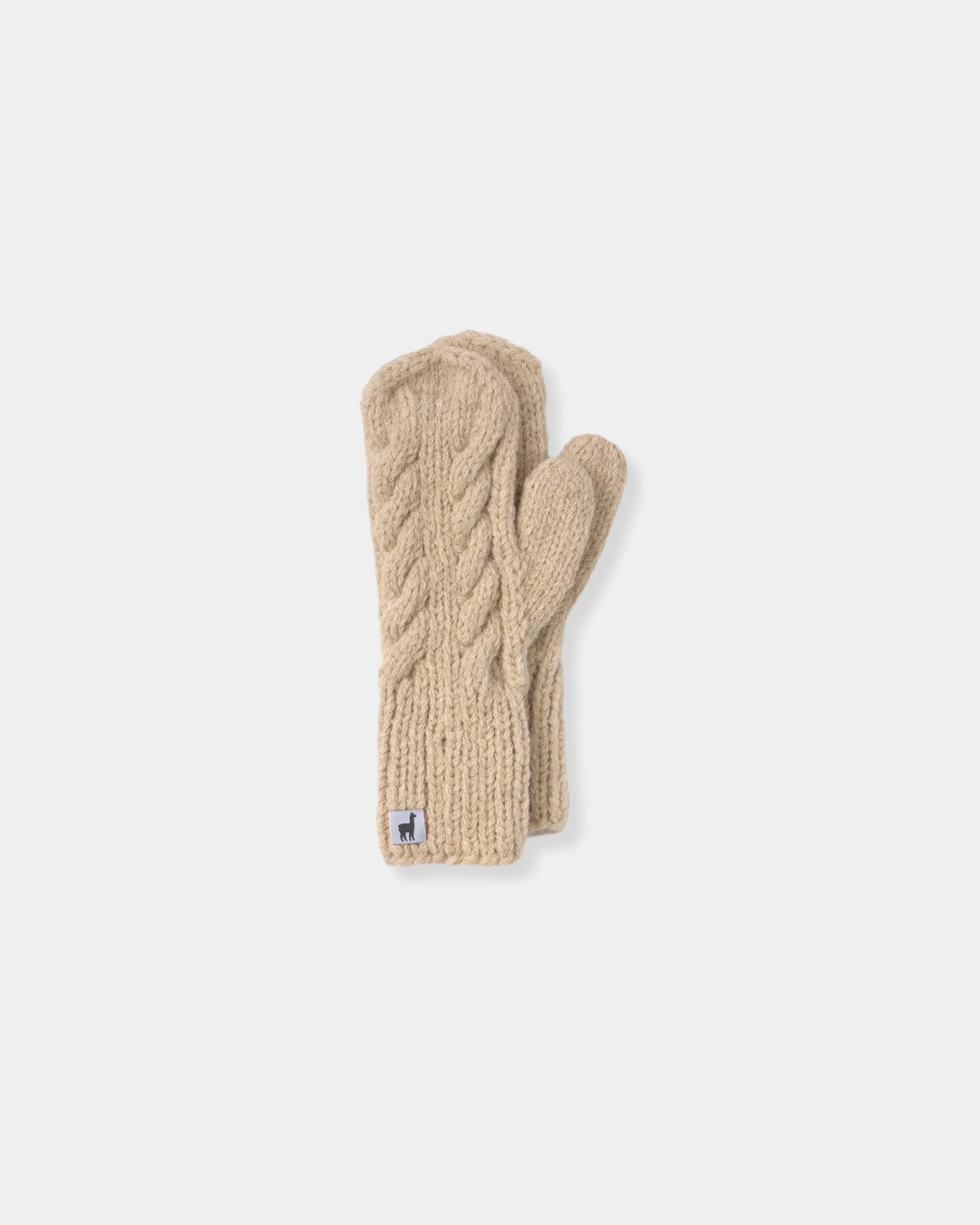 ALPACA MITTENS - IVORY