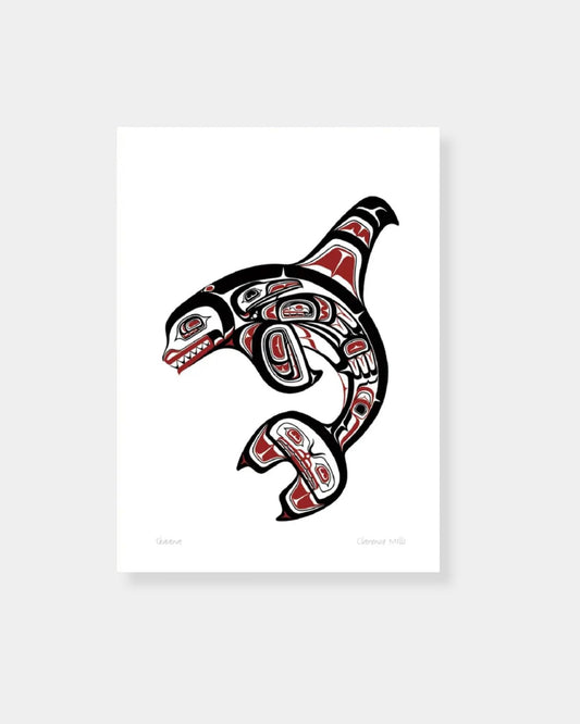 HAIDA SKAANA - 11x14 MATTED ART CARD