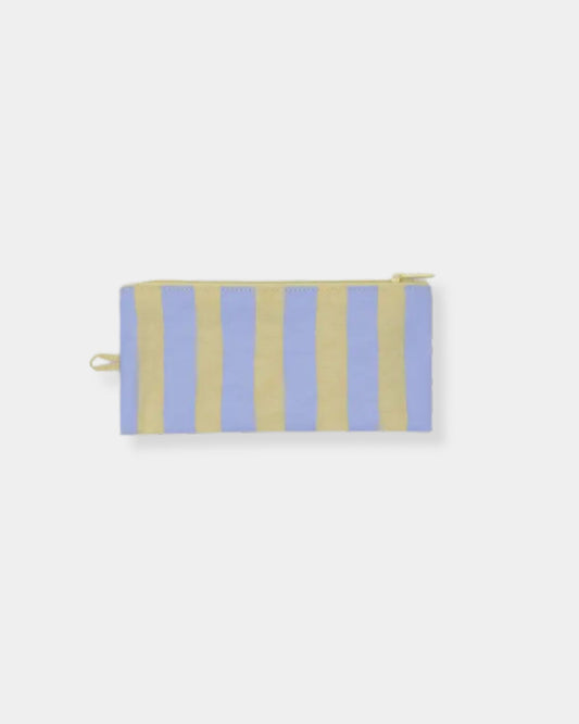 FLAT POUCH - PAINTED STRIPE - M