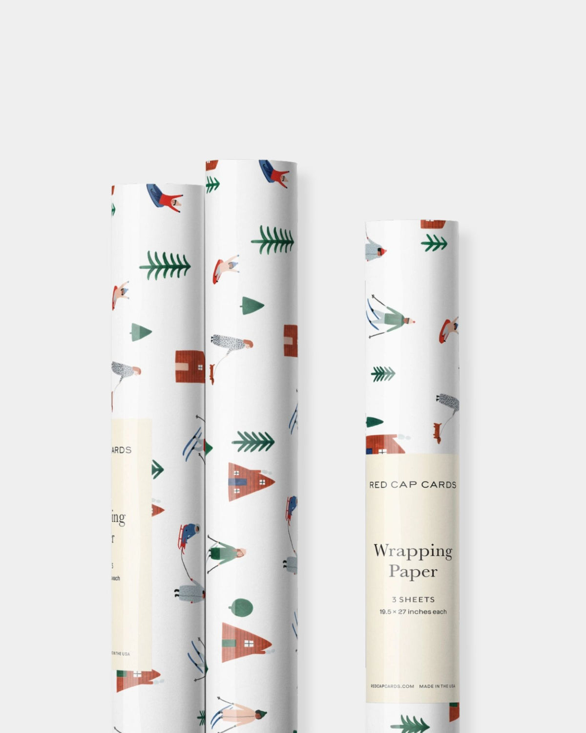 SNOW DAY HOLIDAY WRAPPING PAPER