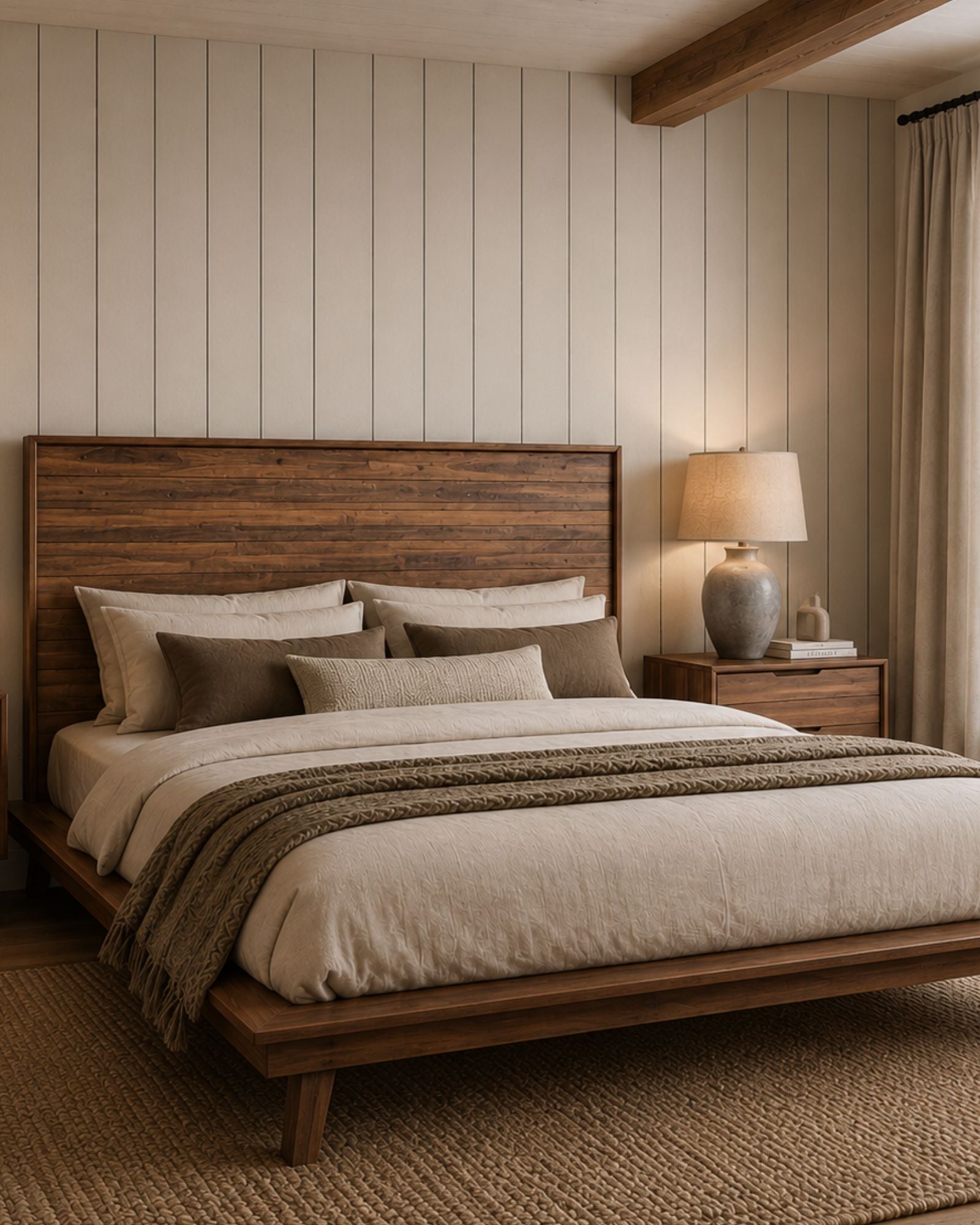 GIA BED - WARM PECAN
