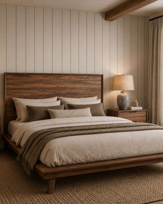 GIA BED - WARM PECAN
