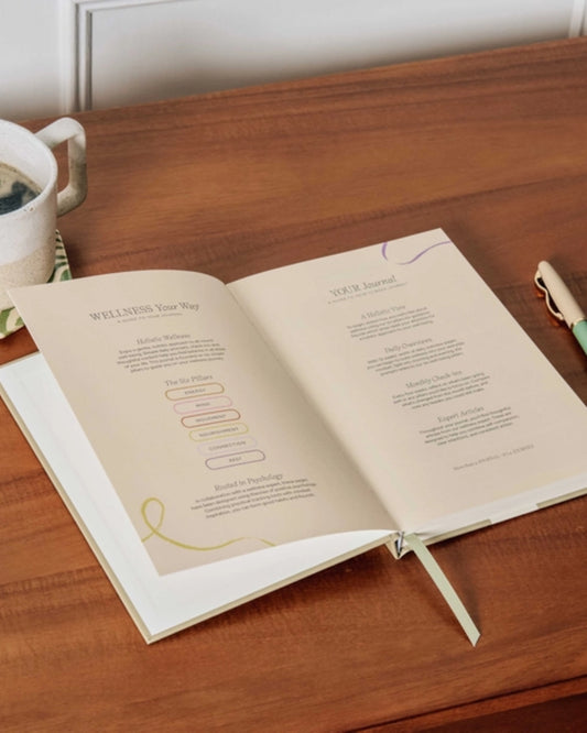 QUILTED DAYDREAM GUIDED WELLNESS JOURNAL