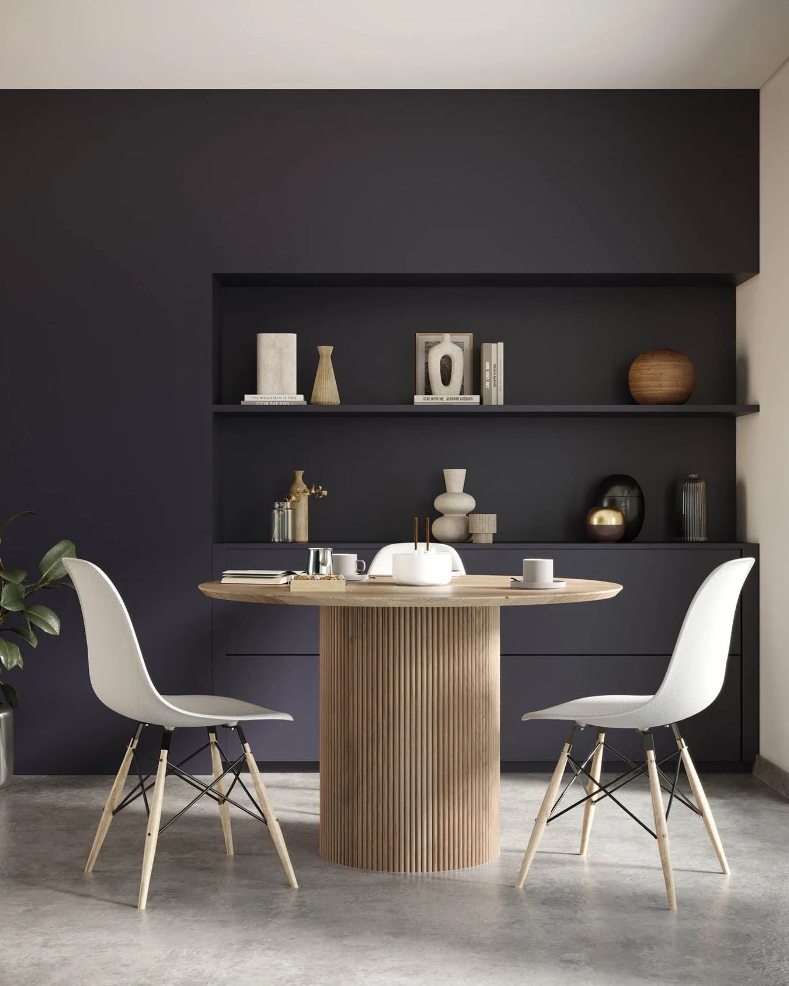 CYLINDER ROUND DINING TABLE 47"