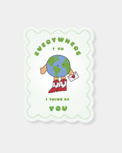 EVERYWHERE I GO MAGNET BY JOLLY INK