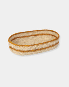 LINEAR SEAGRASS OVAL TRAY