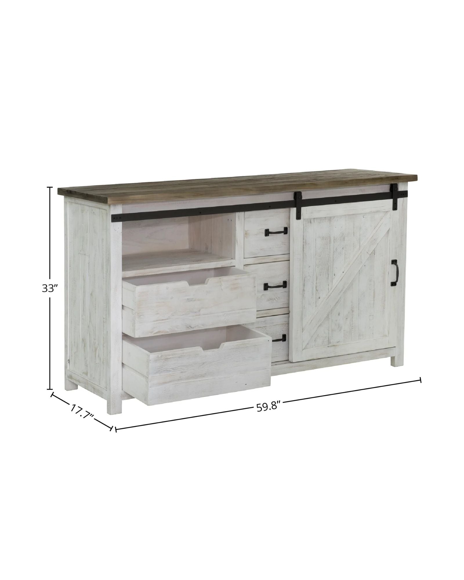 PROVENCE 3-DRAWER DRESSER WITH 1 DOOR