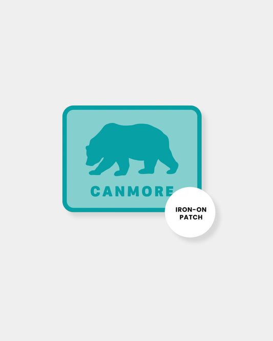 CANMORE BEAR IRON-ON PATCH