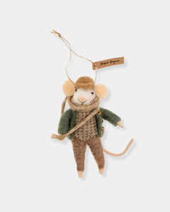 BOOKISH BENJAMIN ORNAMENT