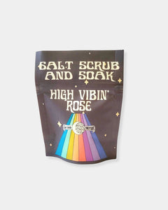 HIGH VIBIN ROSE - SALT SCRUB AND SOAK