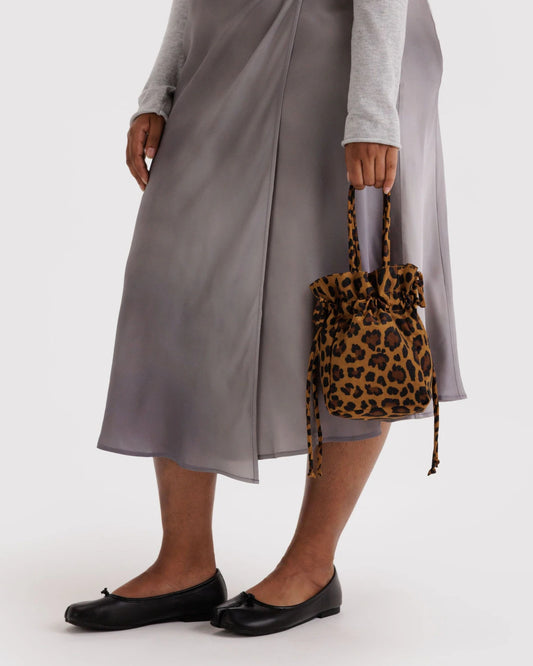 DRAWSTRING BAG - LEOPARD