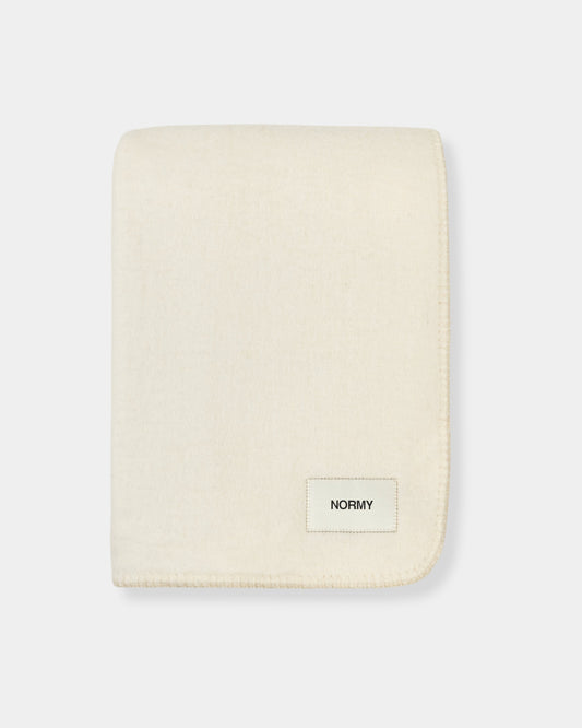 MERINO WOOL BLANKET - MOON