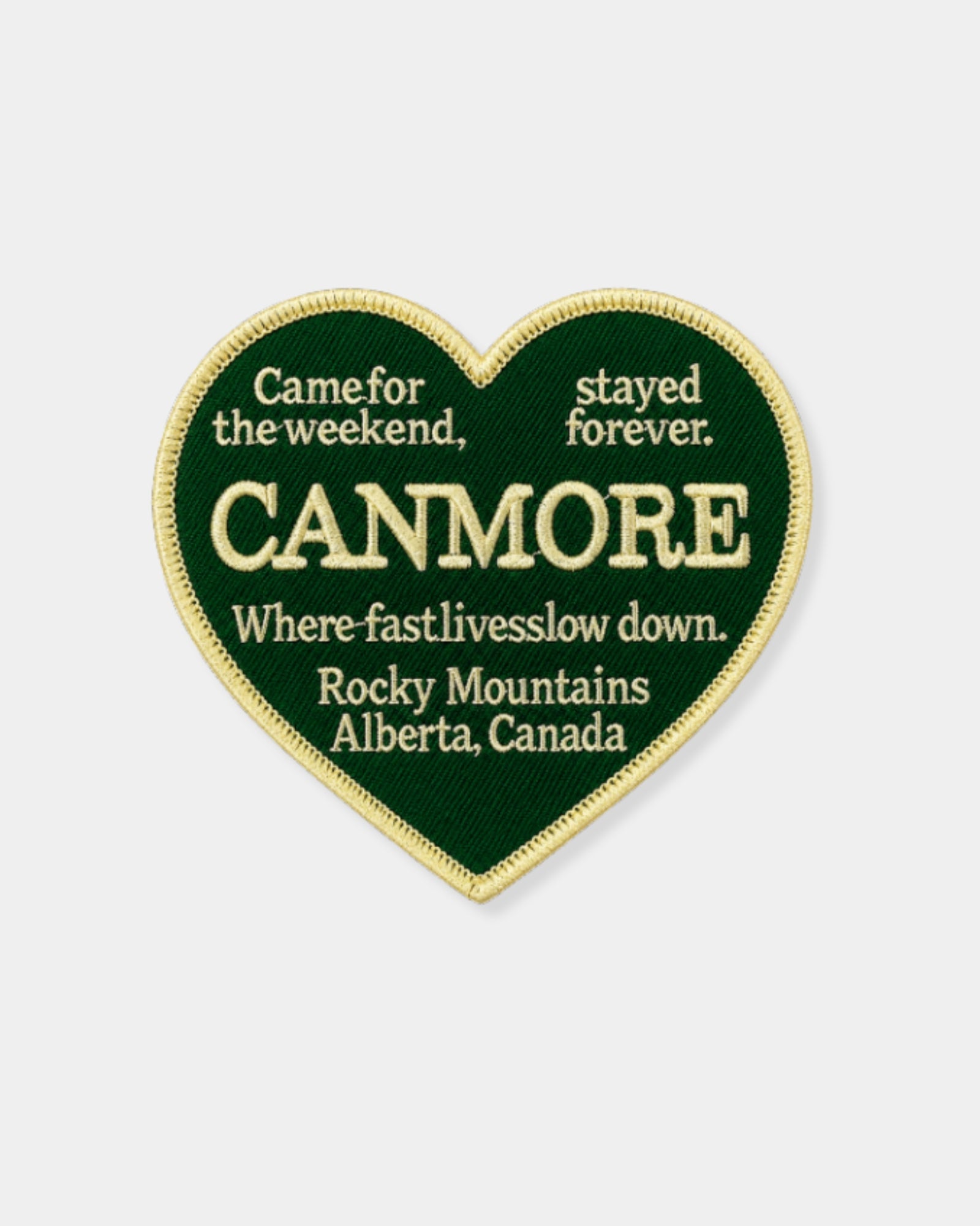 HEART CANMORE - IRON-ON PATCH