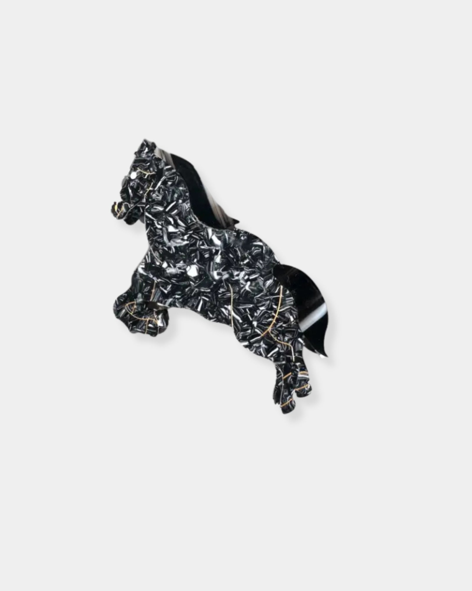 BLACK HORSE - HAIR CLIP