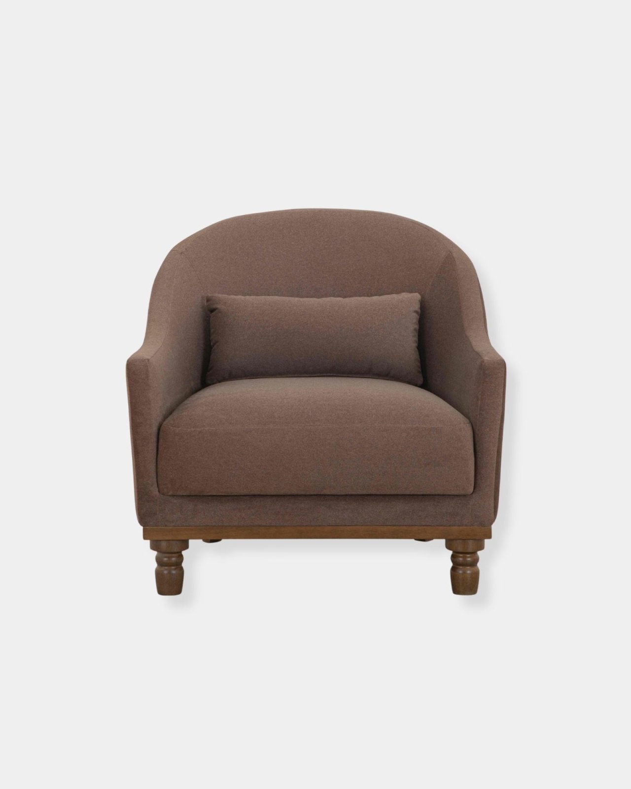 FEBRUARY ACCENT CHAIR - VELVET COFFEE | Stonewaters