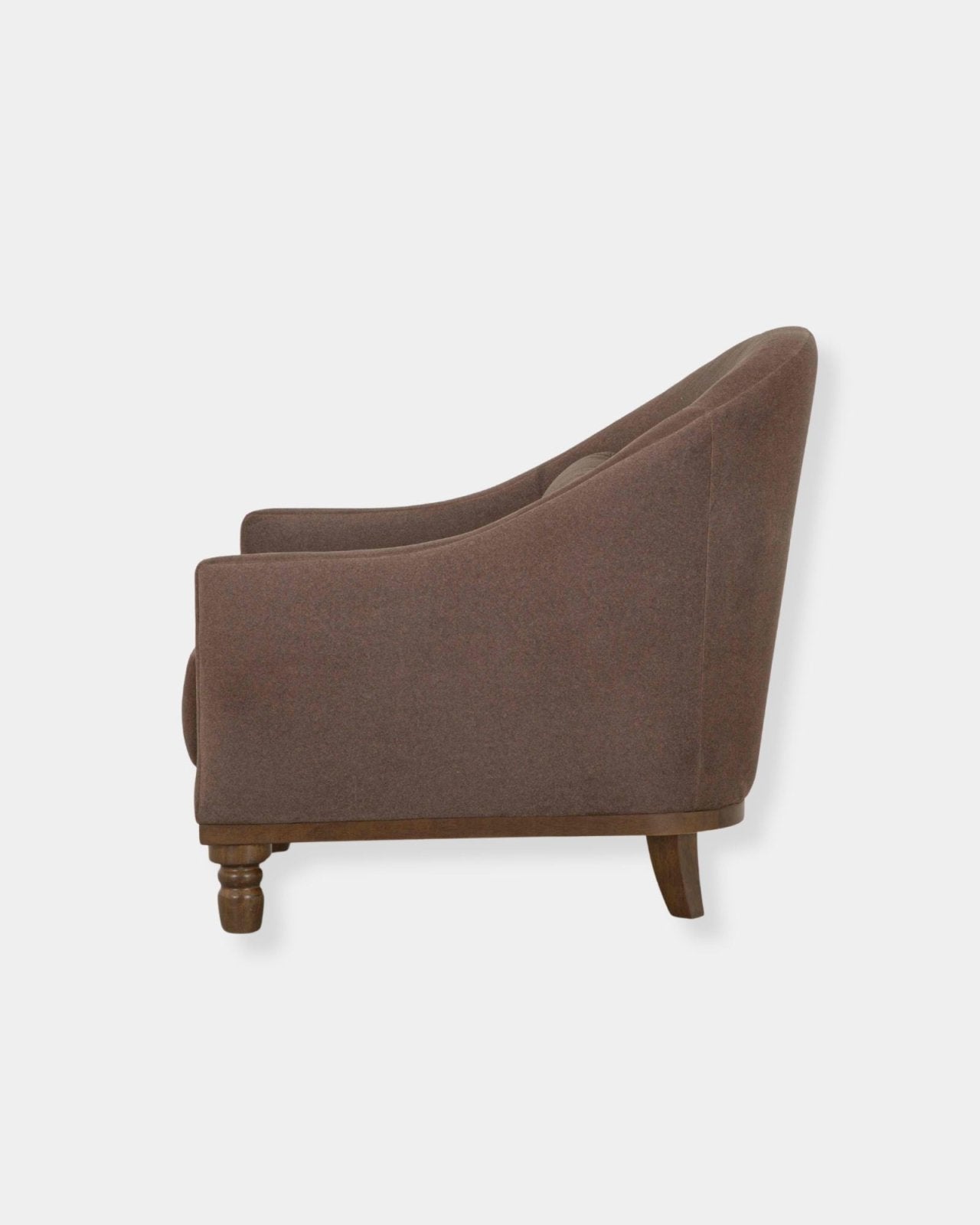 FEBRUARY ACCENT CHAIR - VELVET COFFEE | Stonewaters