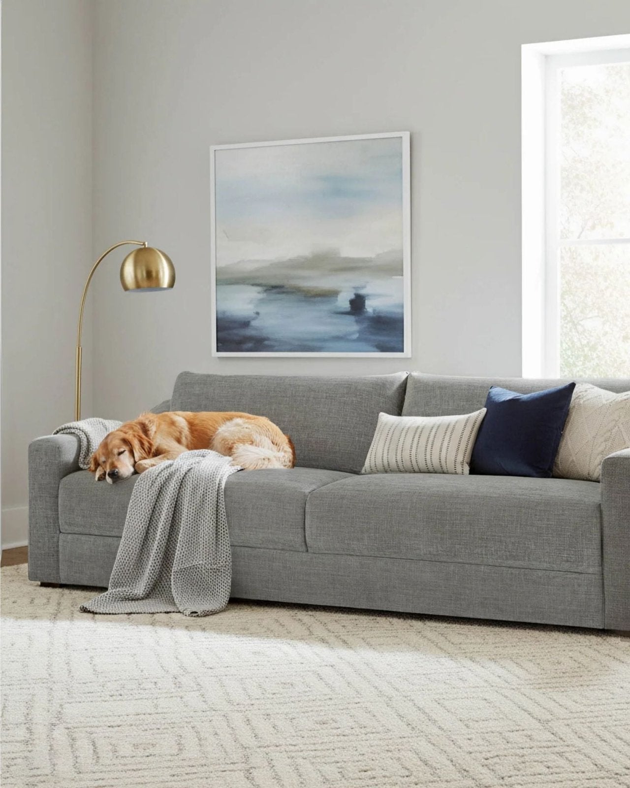 FELICITY SOFA - SILVER | Stonewaters