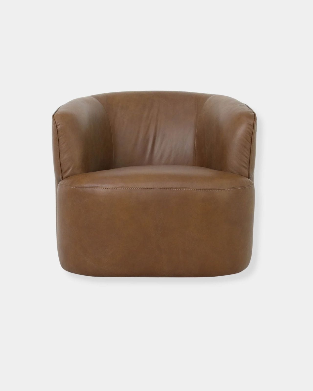FIRESIDE SWIVEL CLUB CHAIR - ANTIQUE SIENNA | Stonewaters