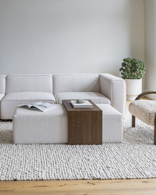 FOREST COFFEE TABLE - CREAM - DARK BROWN | Stonewaters