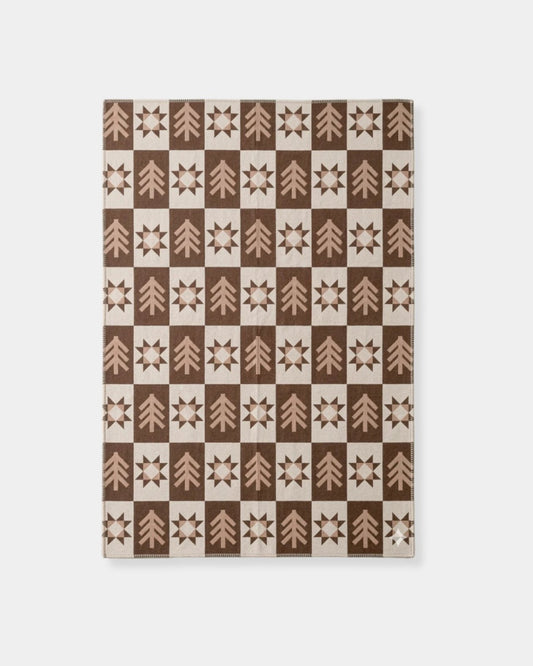 FOREST COTTAGE BROWN - BLANKET | Stonewaters