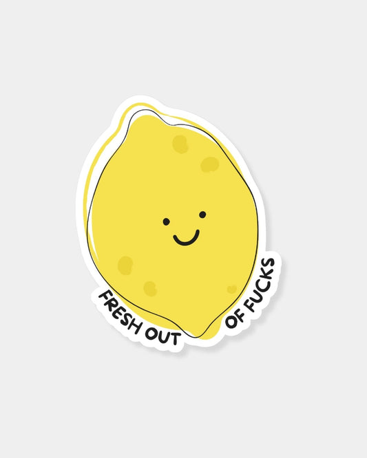 FRESH OUT OF F*** - STICKER | Stonewaters