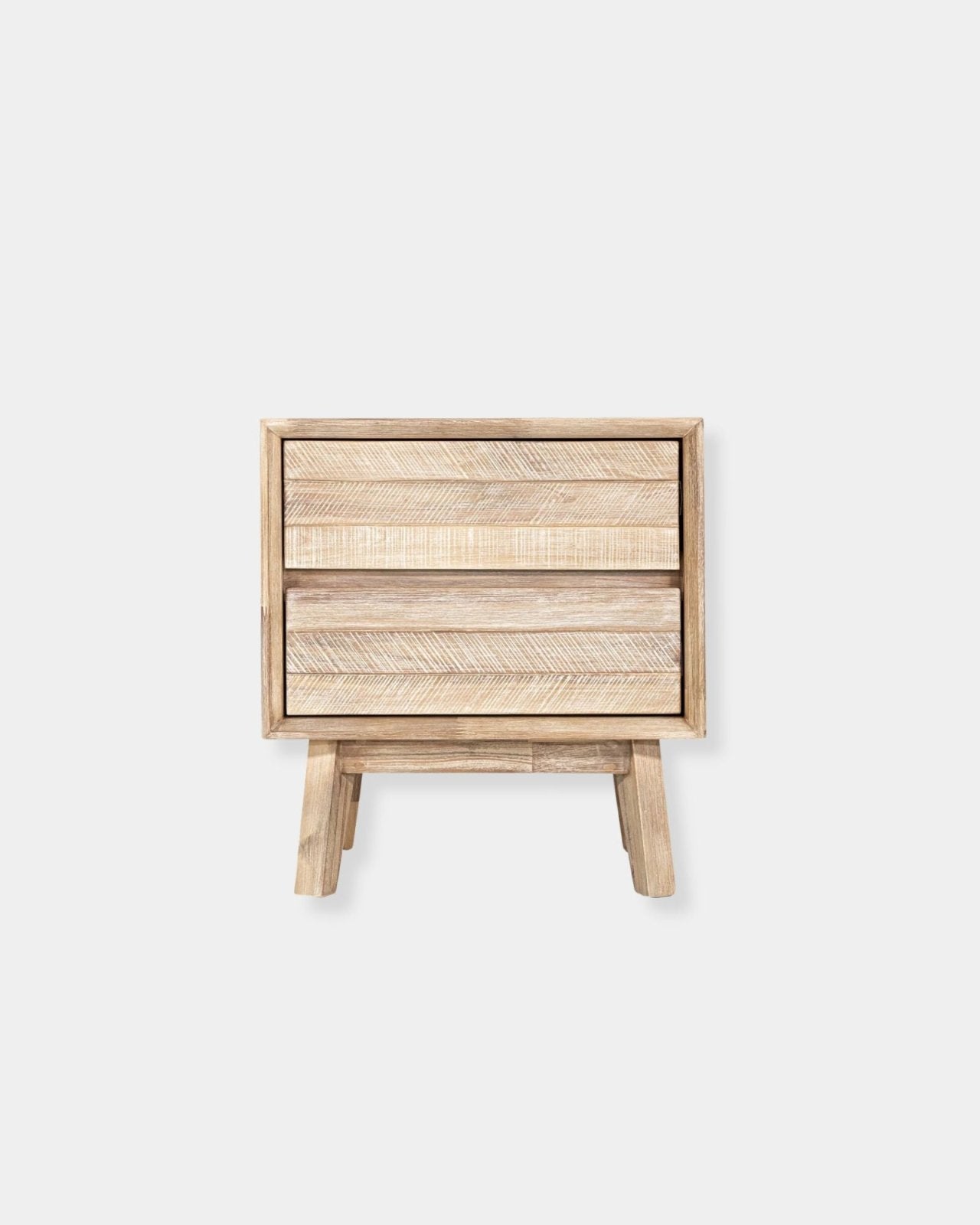 GIA 2-DRAWER NIGHTSTAND - LIGHT DRIFTWOOD | Stonewaters