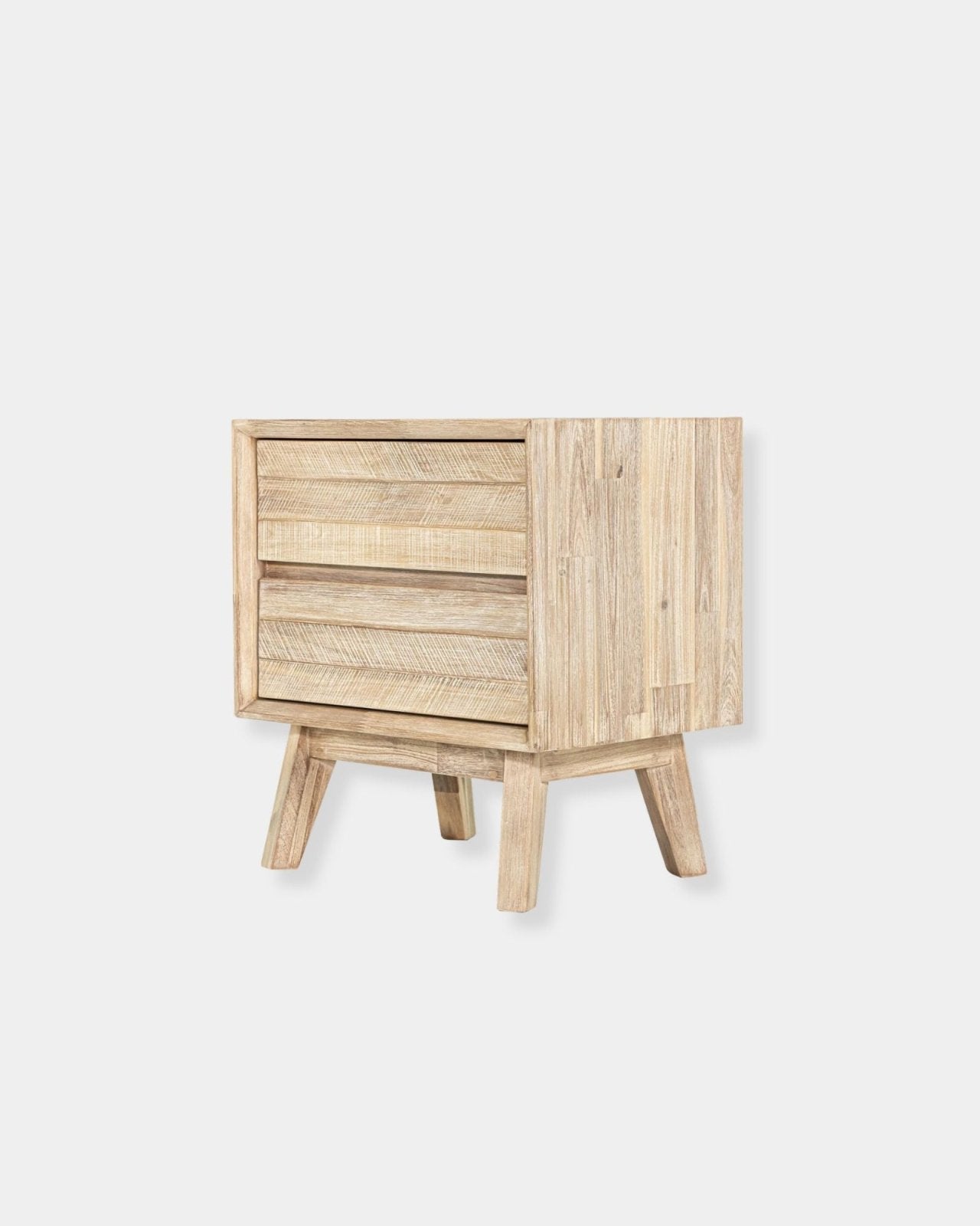 GIA 2-DRAWER NIGHTSTAND - LIGHT DRIFTWOOD | Stonewaters