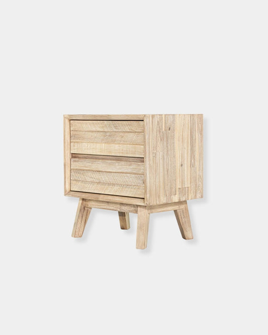 GIA 2-DRAWER NIGHTSTAND - LIGHT DRIFTWOOD | Stonewaters