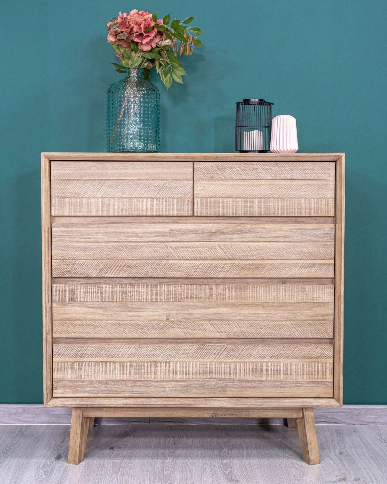GIA 5-DRAWER CHEST - LIGHT DRIFTWOOD | Stonewaters