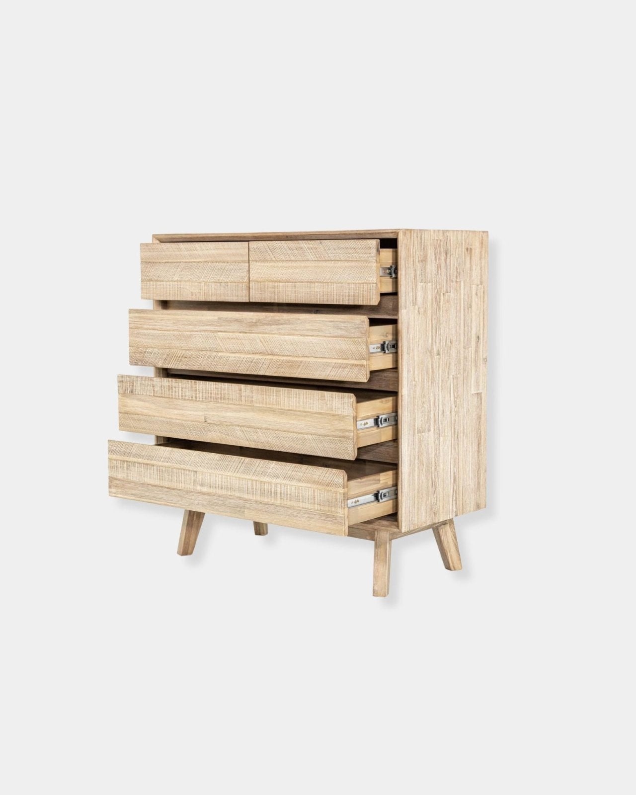 GIA 5-DRAWER CHEST - LIGHT DRIFTWOOD | Stonewaters