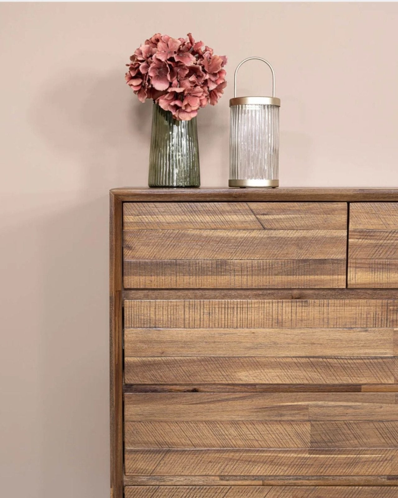 GIA 5-DRAWER CHEST - WARM PECAN | Stonewaters