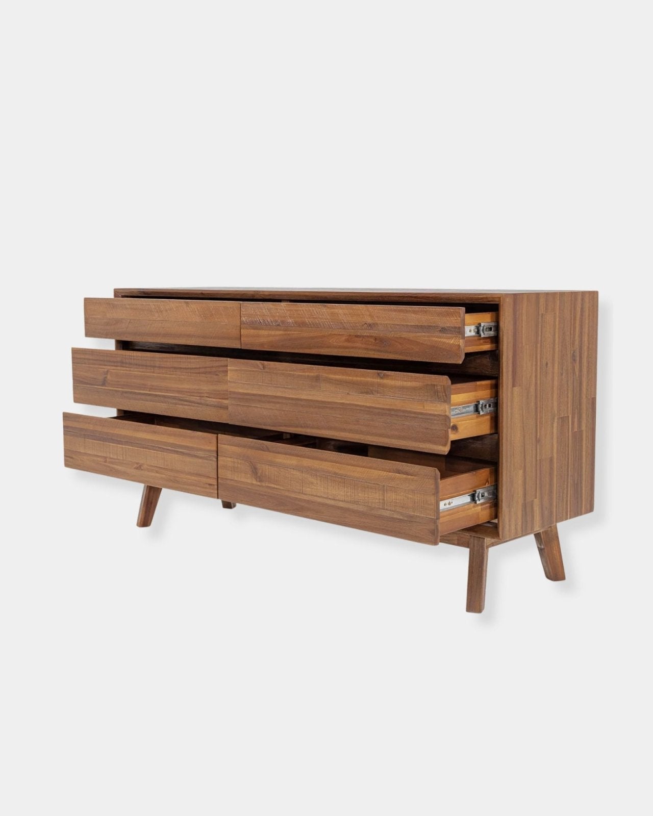 GIA 6-DRAWER DRESSER - WARM PECAN | Stonewaters