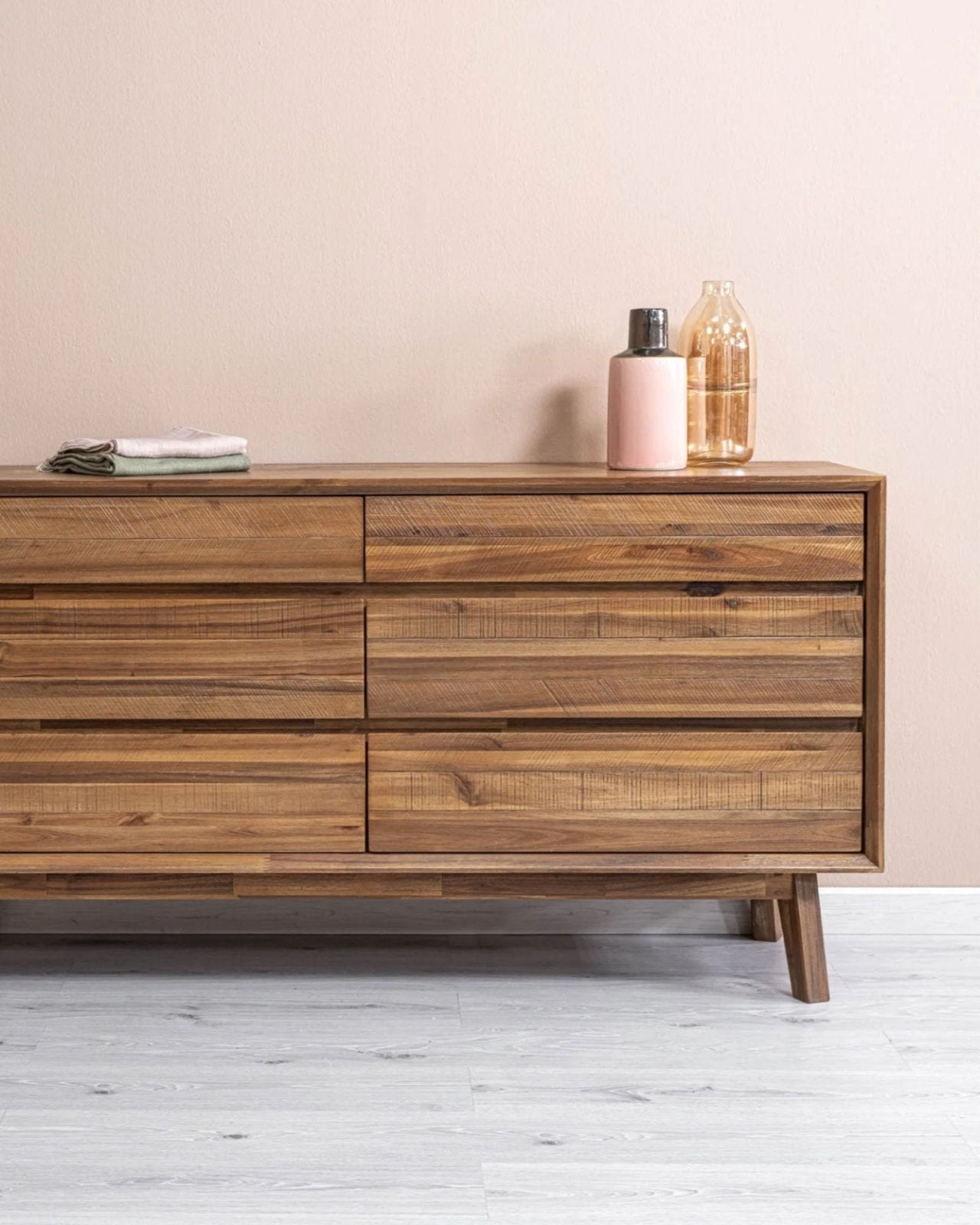 GIA 6-DRAWER DRESSER - WARM PECAN | Stonewaters