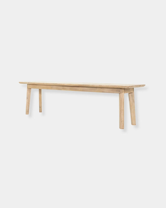 GIA BENCH - LIGHT DRIFTWOOD | Stonewaters