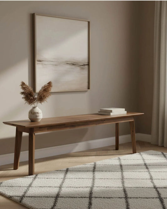 GIA BENCH - WARM PECAN | Stonewaters