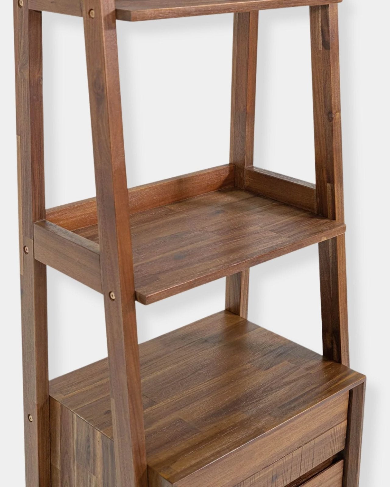 GIA BOOKCASE - WARM PECAN | Stonewaters