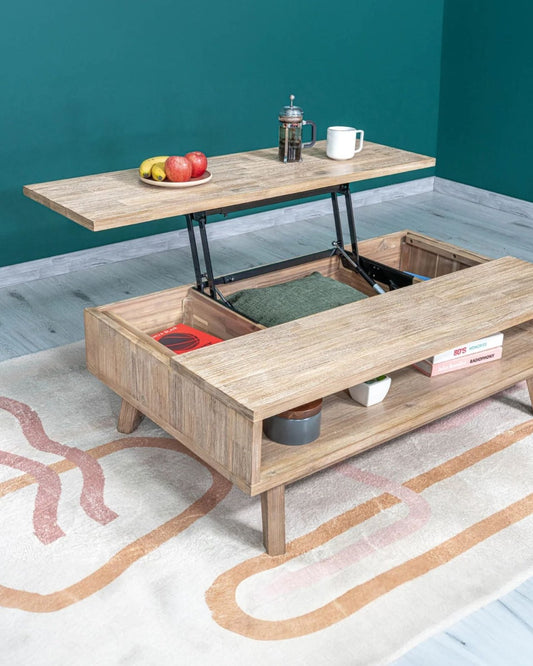 GIA COFFEE TABLE - LIGHT DRIFTWOOD | Stonewaters