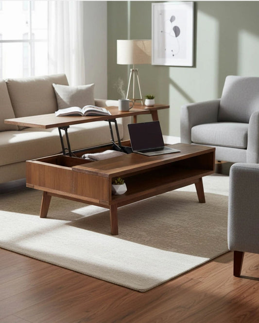 GIA COFFEE TABLE - WARM PECAN | Stonewaters