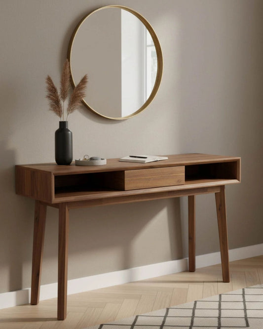 GIA CONSOLE TABLE - WARM PECAN | Stonewaters